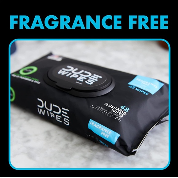 DUDE WIPES 3 pack of flushable wipes for men and their manly regions - Picture 1 of 6
